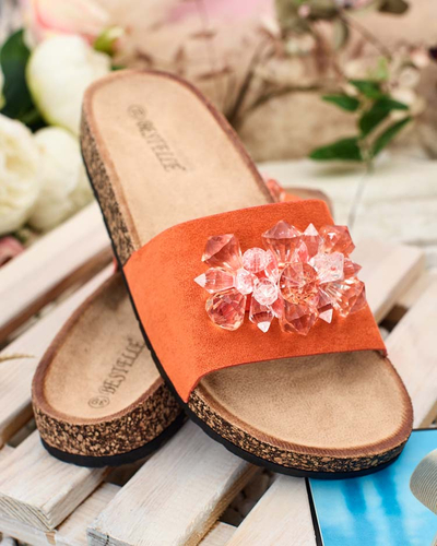 Royalfashion Női Villo strasszos flip-flop