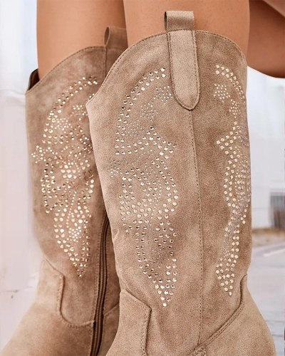 Royalfashion Női Kellib sarok cowboy csizma