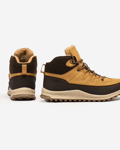 Royalfashion Férfi teveszínű túrabakancs Jekouia