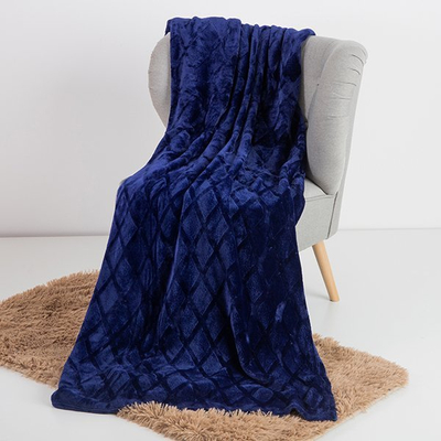 Sötétkék paplan takaró 160x200 - Takarók