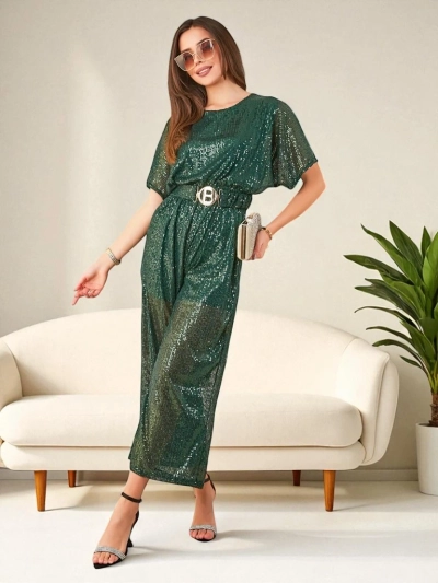 Royalfashion Hosszú női overall flitterekkel