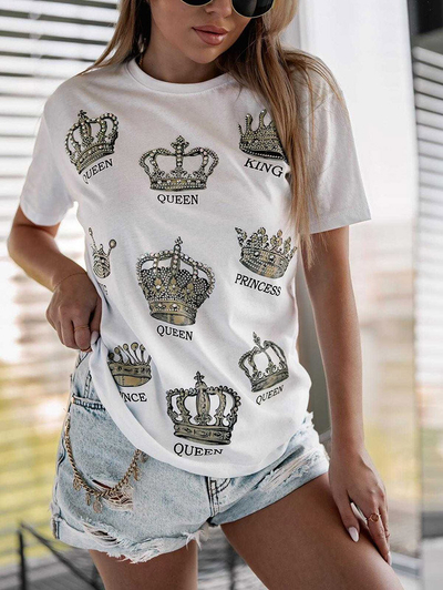 Royalfashion Női nyomtatott póló