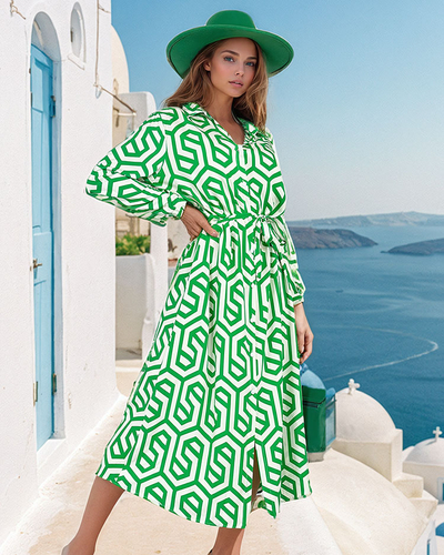 Royalfashion Női print midi ruha