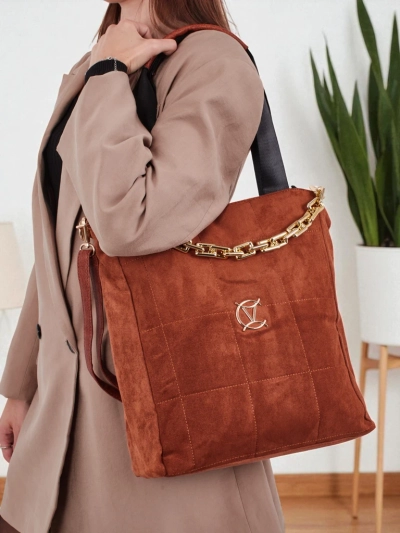 Női shopper táska öko velúr Twilight Life