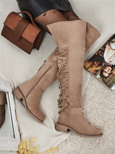 Női térd fölötti csizma