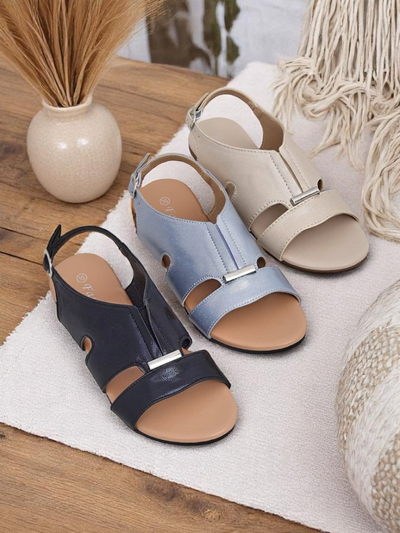 Royalfashion Női lapos talpú szandál Solea Comfort