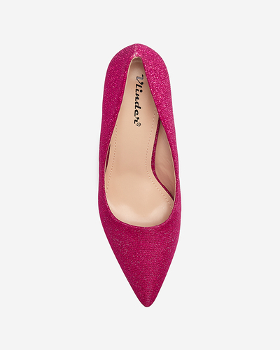 Női brokát pumpa fukszia színben Bluskita - Lábbeli