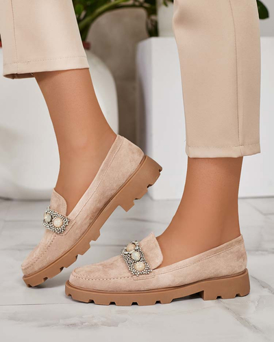 Royalfashion Női mokaszin színes cirkószegekkel Nel