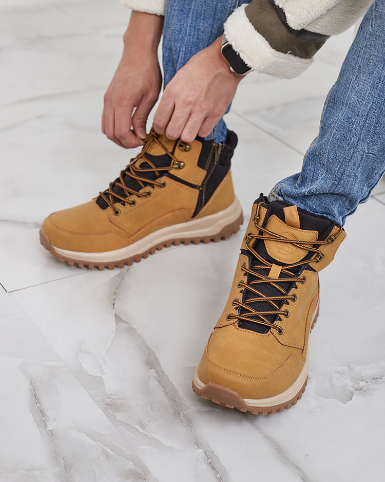 Royalfashion Camel férfi Kunokia trapper