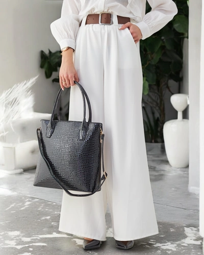 Royalfashion Dombornyomott bőr női táska