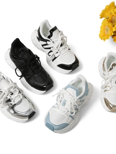 Royalfashion Női sportos sneakers vastag talpon Loness