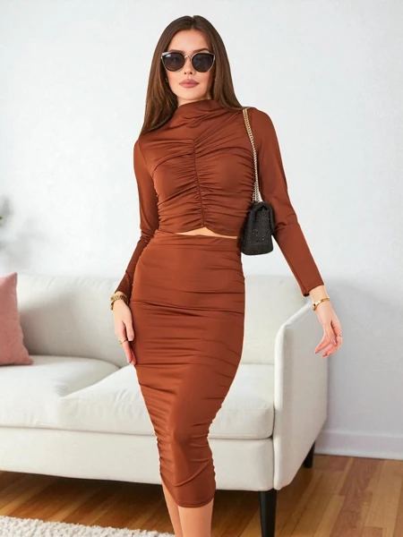 Royalfashion Női ceruza midi szoknya