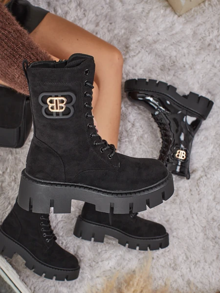 Royalfashion Női Milloze worker stílusú bokacsizma