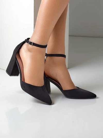 Royalfashion Női eco-suede magassarkú Caldeno