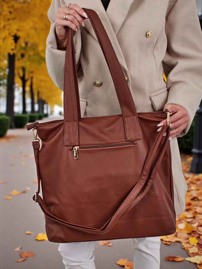 Nagy női műbőr shopper táska Moon Whisper