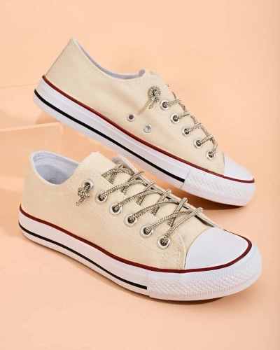 Royalfashion Női tornacipő díszes fűzővel Timi