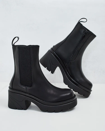 Royalfashion Női platform csizma Fixib