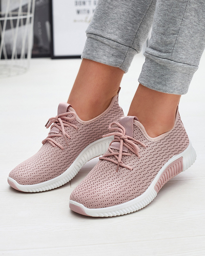 Rózsaszín női szövet sportcipő Vobbu- Footwear