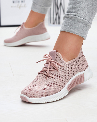 Rózsaszín női szövet sportcipő Vobbu- Footwear