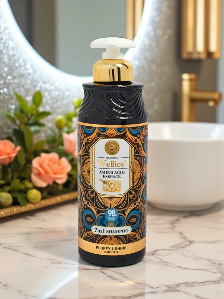 Wellice Aurelia Amino Acid Essence 7in1 Sampon 500ml Fluffy Shine Smooth