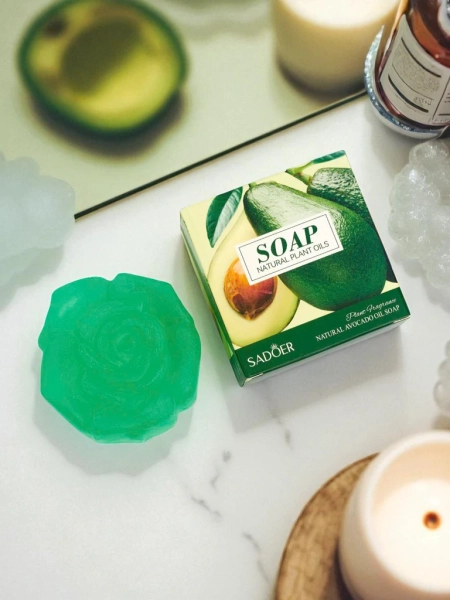 Royalfashion Glicerin szappan virág alakban Avokádó