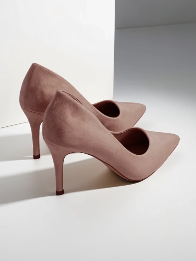 Royalfashion Női eco-suede magassarkú Scazze