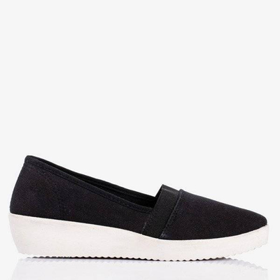 OUTLET Fekete balerinák az éken Biella - Cipők