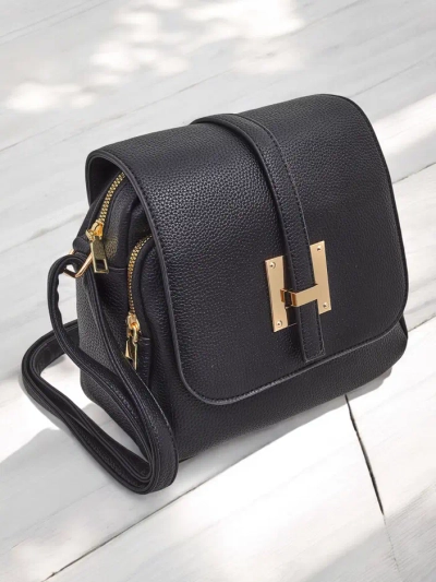 Royalfashion Sokoldalú négyzet alakú táska öko-bőrből