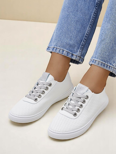 Royalfashion női környezetbarát műbőr tornacipő PureWalk