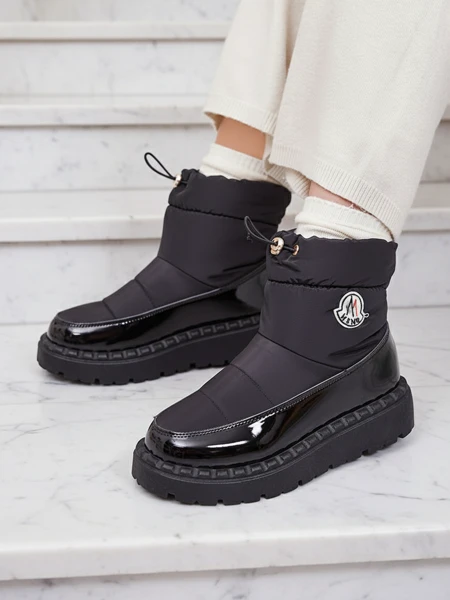 Royalfashion Női csúszós hócsizma fekete színben Ireda