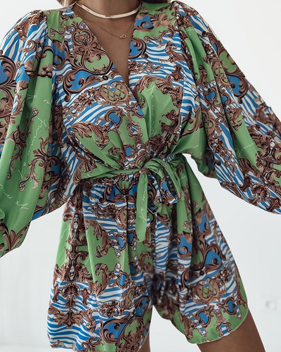 Royalfashion Női mintás kezeslábas