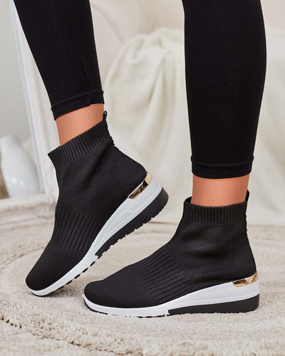 Royalfashion Női sportos magas szárú csizma Rellona