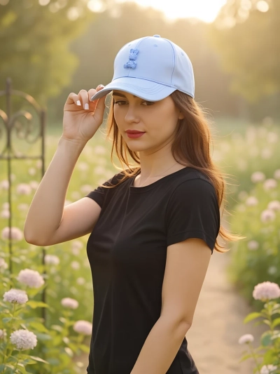 Royalfashion sapka nyuszis, elegáns folttal