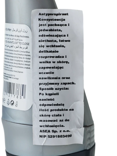Férfi golyós dezodor-antiperspiráns 50 ml