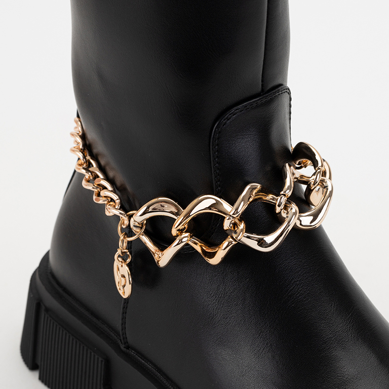 Fekete női Flaris munkások - lábbelik