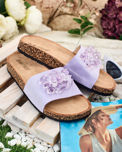 Royalfashion Női Villo strasszos flip-flop