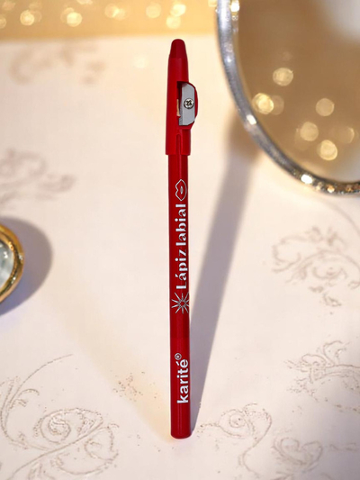 Ajakceruzahegyező, korallvörös színben