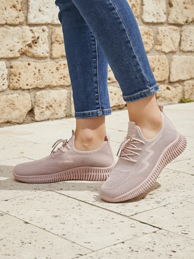 Aurelia Rosa – női Royalfashion sportcipő szövetből, rózsaszín, lapos talpú