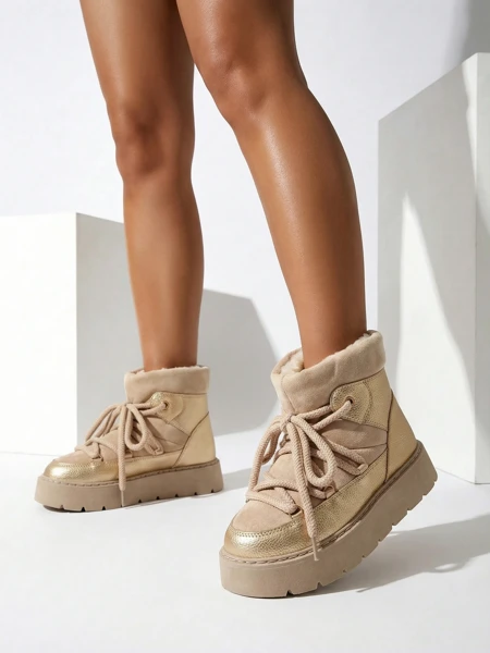 Royalfashion Női fűzős hótaposók Iniuc