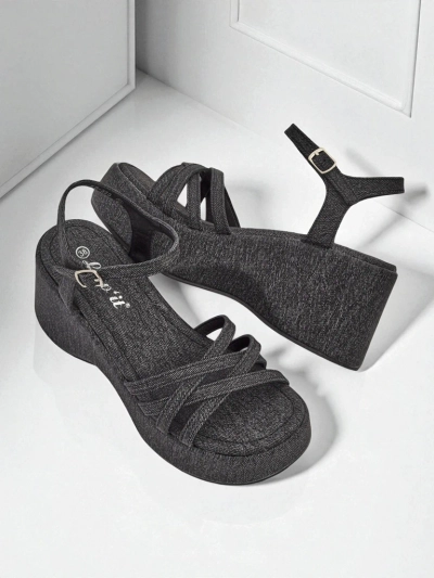 Royalfashion Női éktalpas szandál Shadow Lift