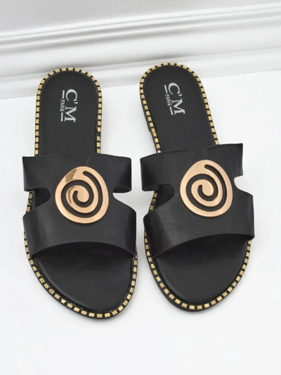 Royalfashion Női lapos talpú papucs Glam Bliss