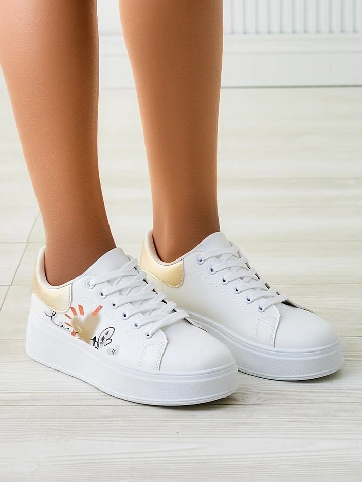 Royalfashion Női platform tornacipők nyomattal Alcape