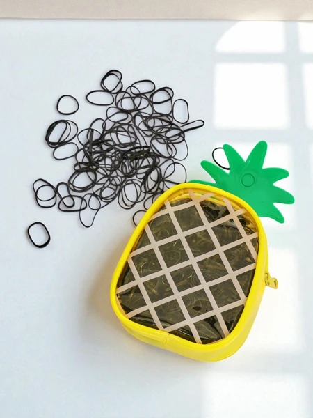 Royalfashion Sokszínű szilikon hajgumik Ananász