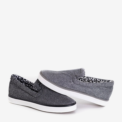 Fekete Sparkle Night női fényes tornacipő - cipő