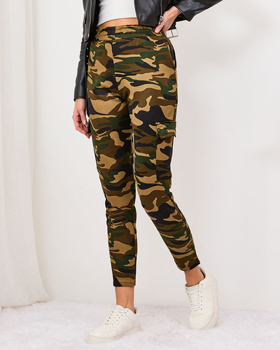 Royalfashion Green női szigetelt moro harci nadrág