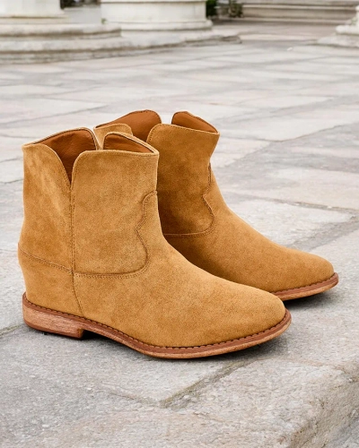 Royalfashion Boots kowboj stílusban fedett talpú Blueston