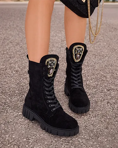 Royalfashion Női Suboo magas bagger csizma