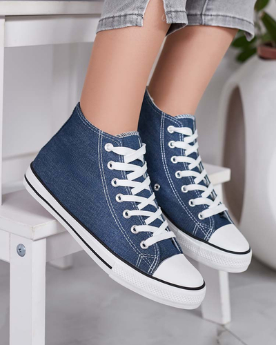 Royalfashion női Tumossa magas tornacipő