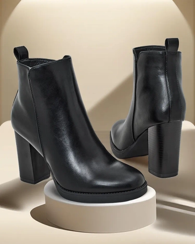 Royalfashion Női bokacsizma magas száron Erozi