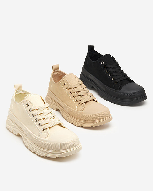 Világosbarna Ohema női sportcipő - Lábbeli